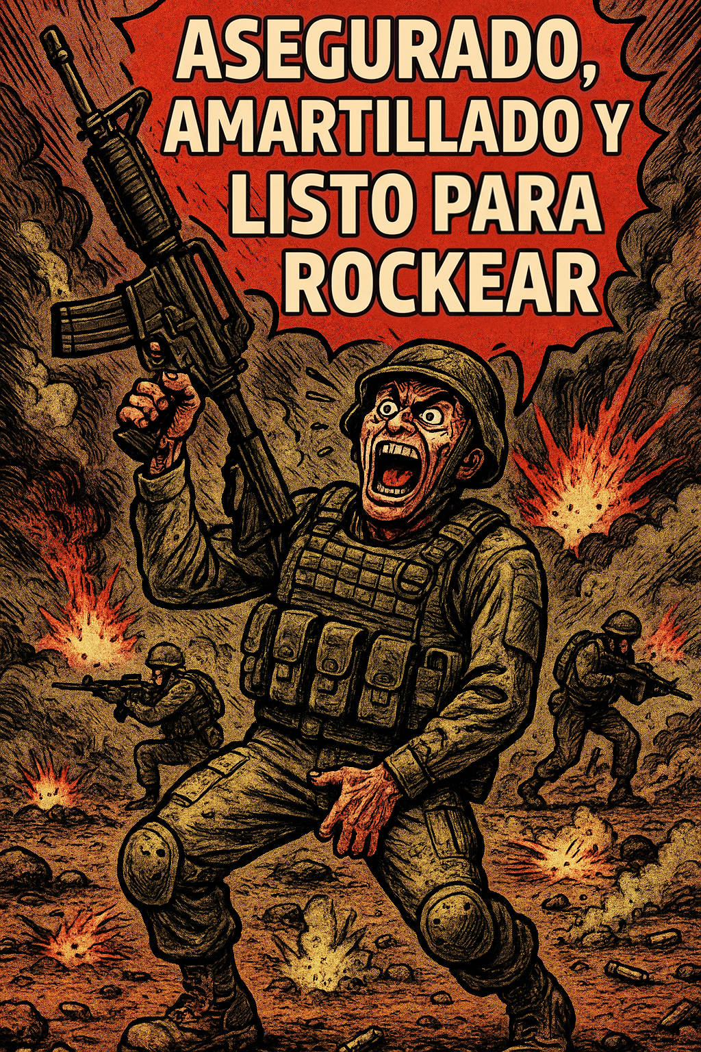 Asegurado, amartillado y listo para rockear