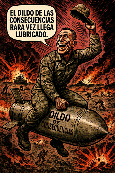 El dildo de las consecuencias rara vez llega lubricado.