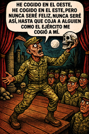 He cogido en el oeste, he cogido en el este, pero nunca seré feliz, nunca seré así, hasta que coja a alguien como el