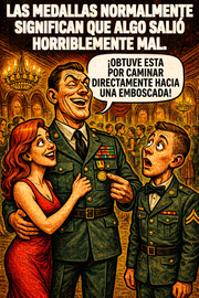 Las medallas normalmente significan que algo salió horriblemente mal.