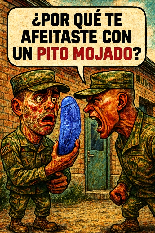 ¿Por qué te afeistaste con un pito mojado?