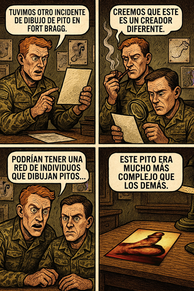 Tuvimos otro incidente de dibujo de pito en fort bragg.