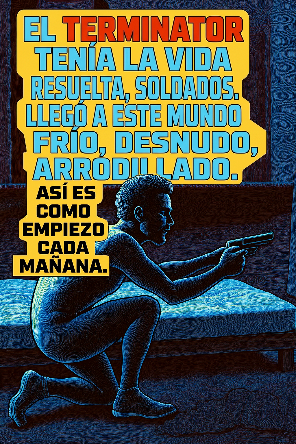 El terminator tenía la vida resuelta, soldados.