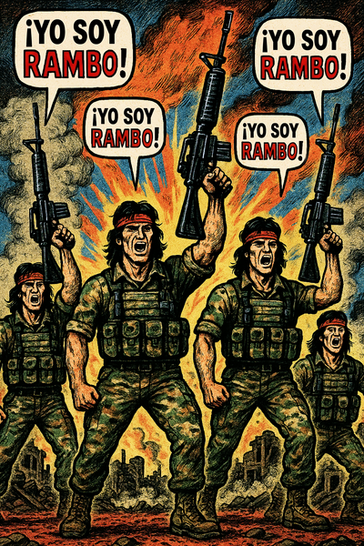 ¡Yo soy rambo!