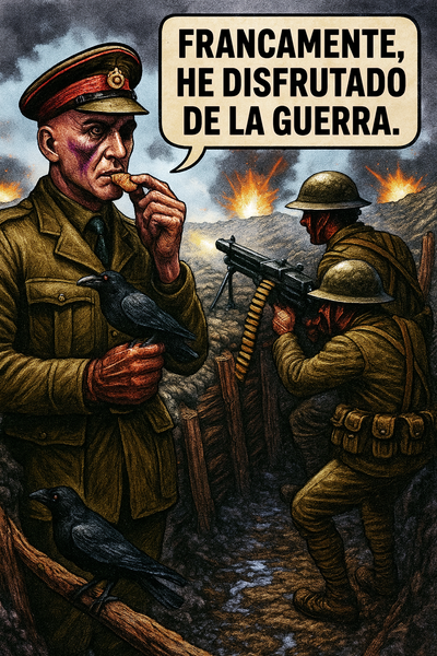 Francamente, he disfrutado de la guerra.
