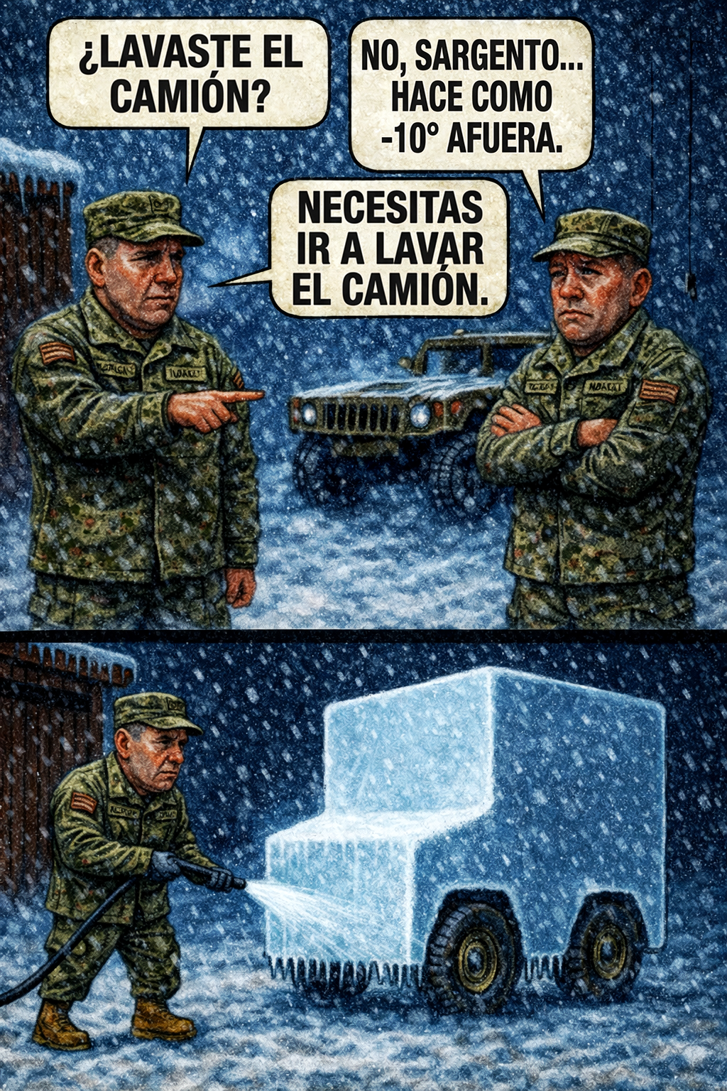 ¿Lavaste el camión?