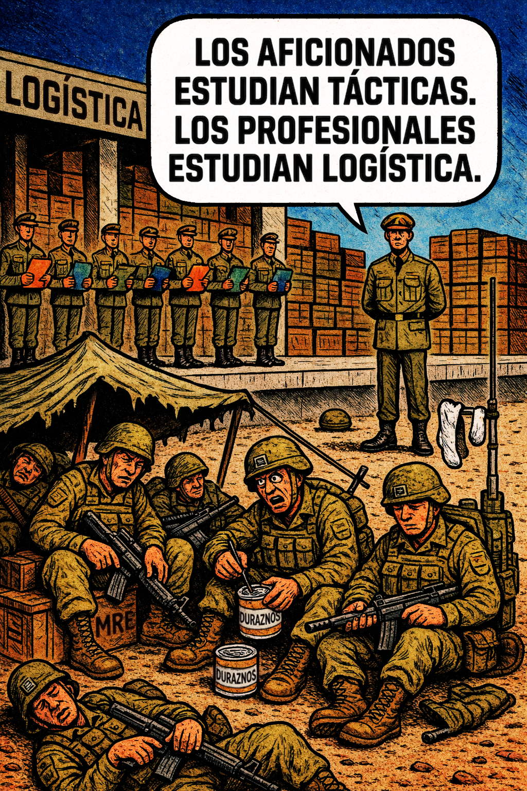 Los aficionados estudian táctica.