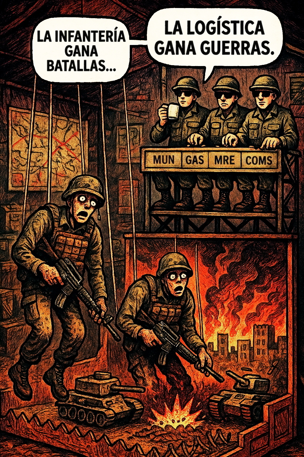 La infantería gana batallas...