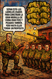Sepan esto, los ladrillos usados para construir la gran muralla de china eran feos y pesado también, pero hasta ellos