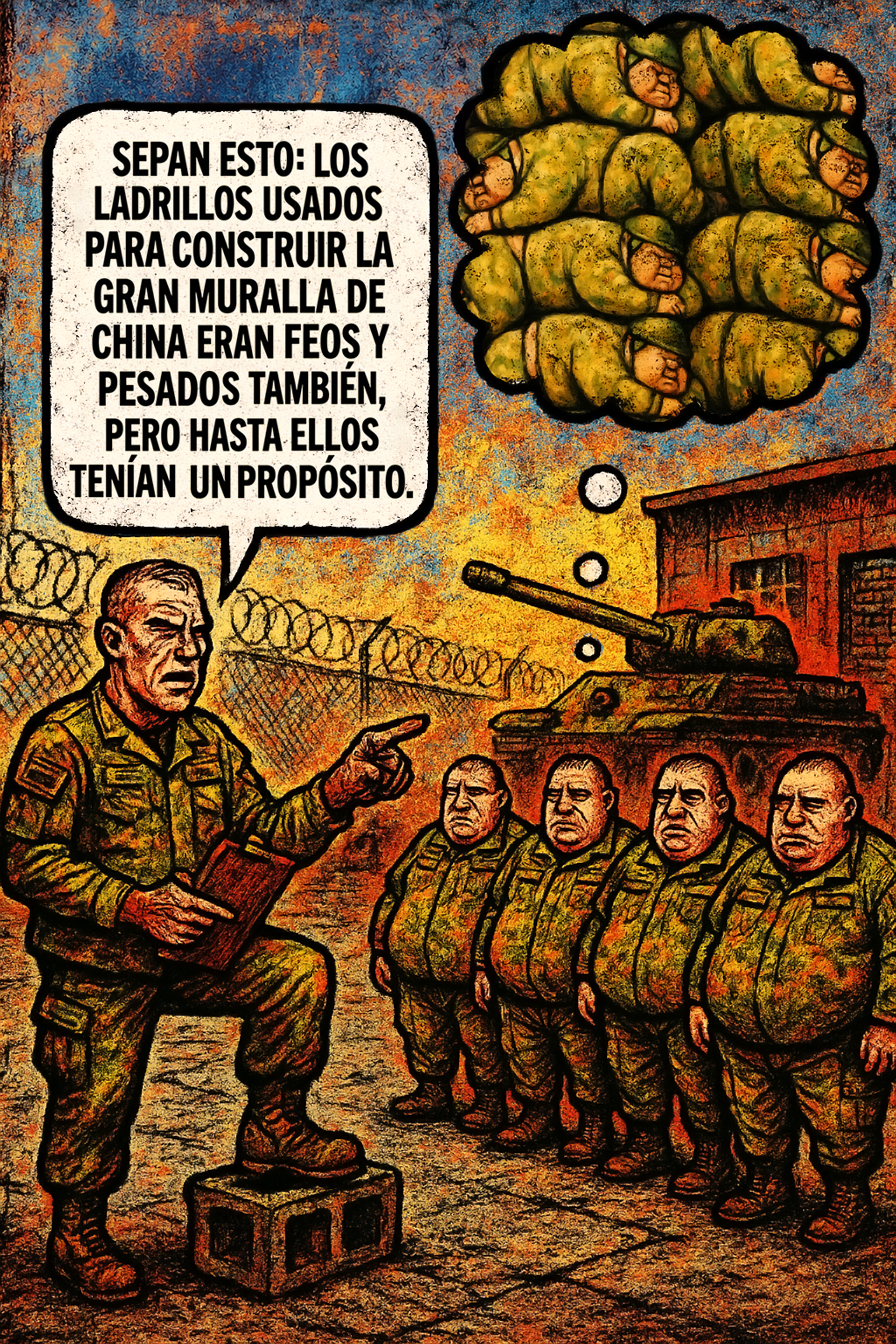 Sepan esto, los ladrillos usados para construir la gran muralla de china eran feos y pesado también, pero hasta ellos