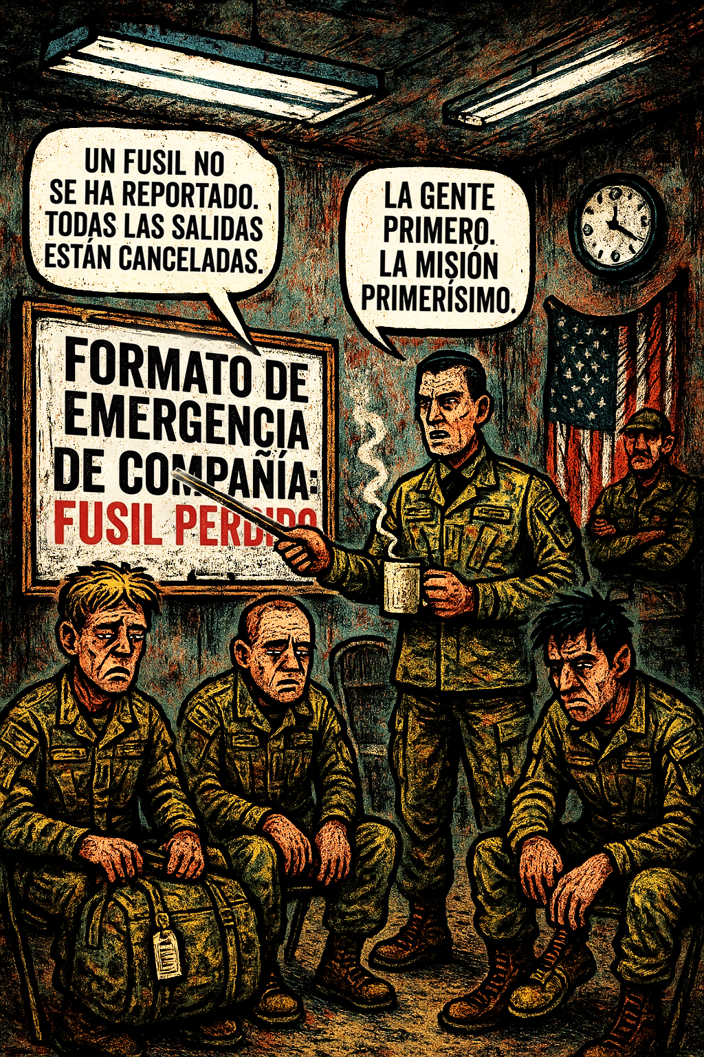 Un fusil no se ha reportado.