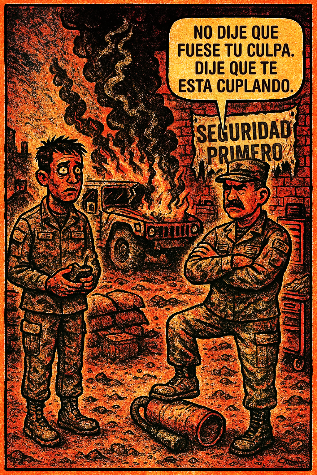 No dije que fuese tu culpa.