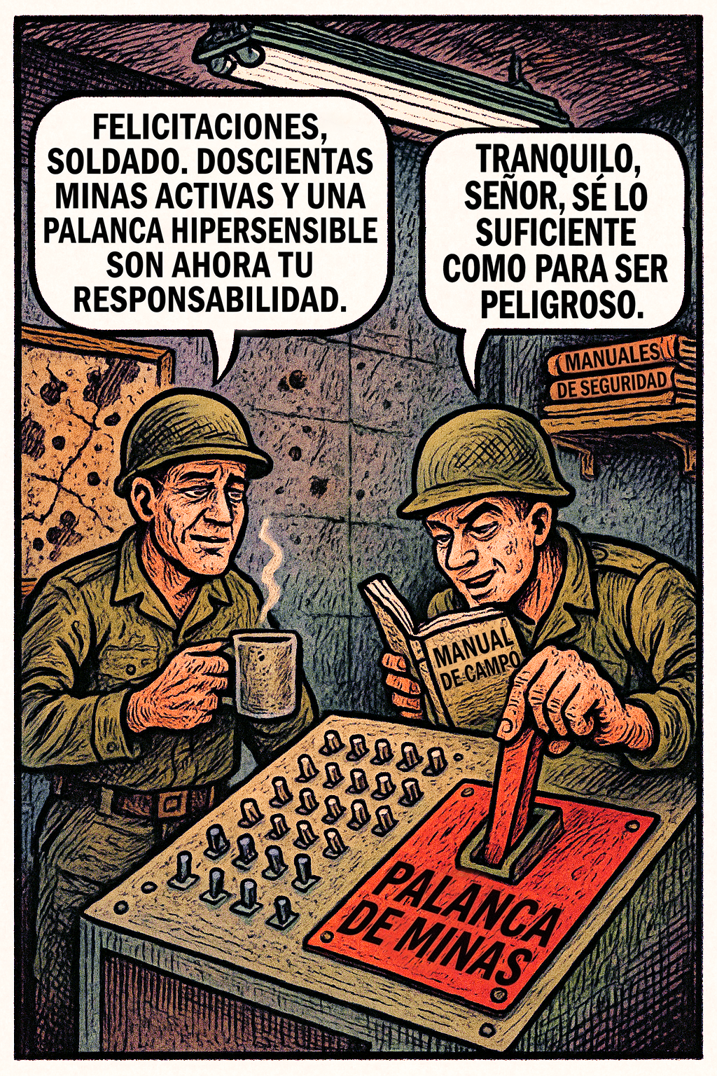 Felicitaciones, soldado.