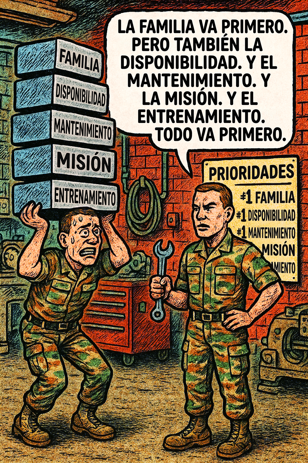 La familia va primero.
