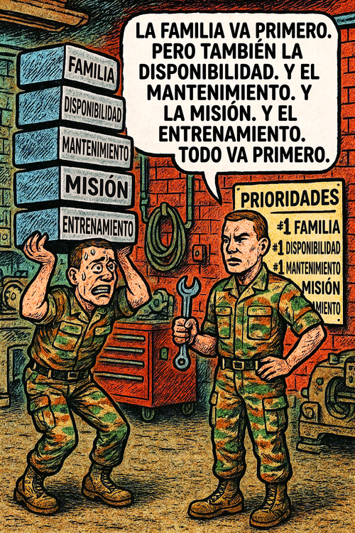 La familia va primero.