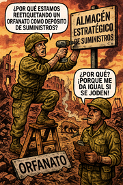 ¿Por qué estamos reetiquetando un orfanato como depósito de suministros?