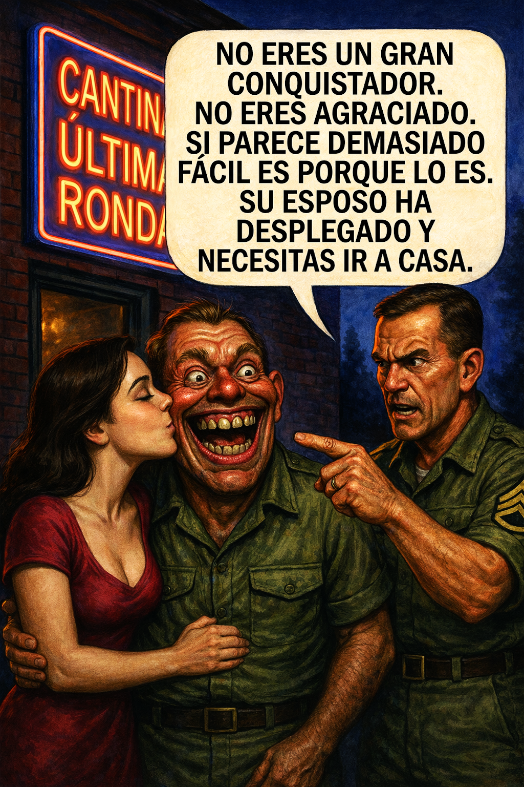 No eres un gran conquistador.