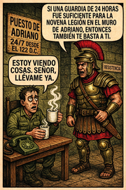 Puesto de adriano 24/7 desde el 122 d.c.