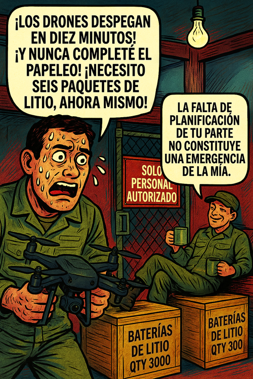 ¡Los drones despegan en diez minutos!
