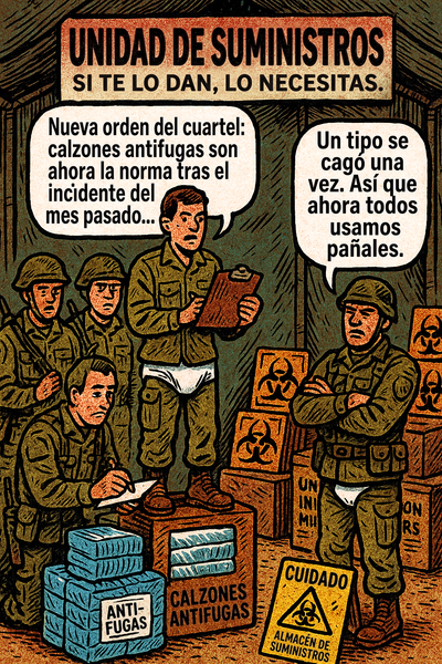 Unidad de suministros si te lo dan, lo necesitas.