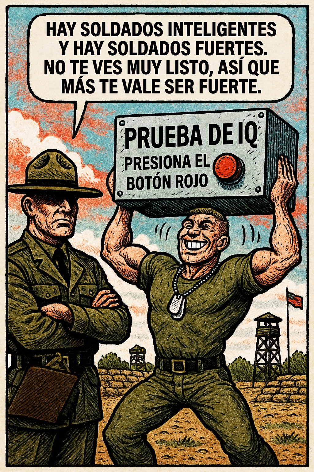Hay soldados inteligentes, y hay soldados fuertes.