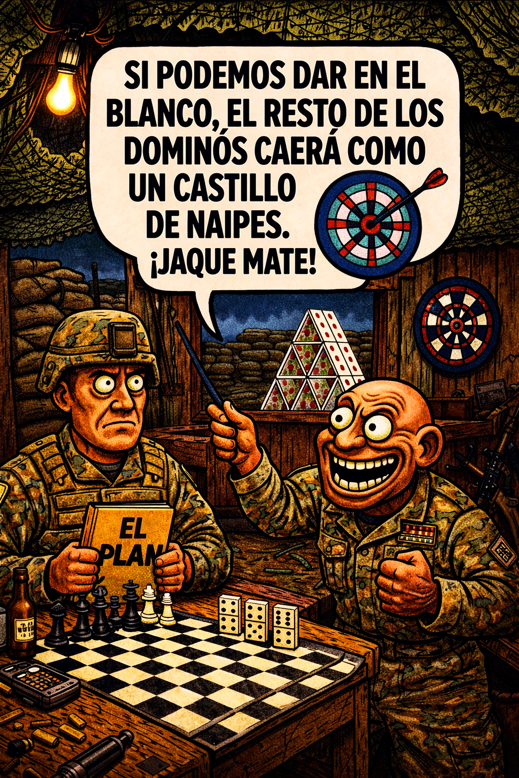 Si podemos dar en el blanco, el resto de los dominós caerá como un castillo de naipes.
