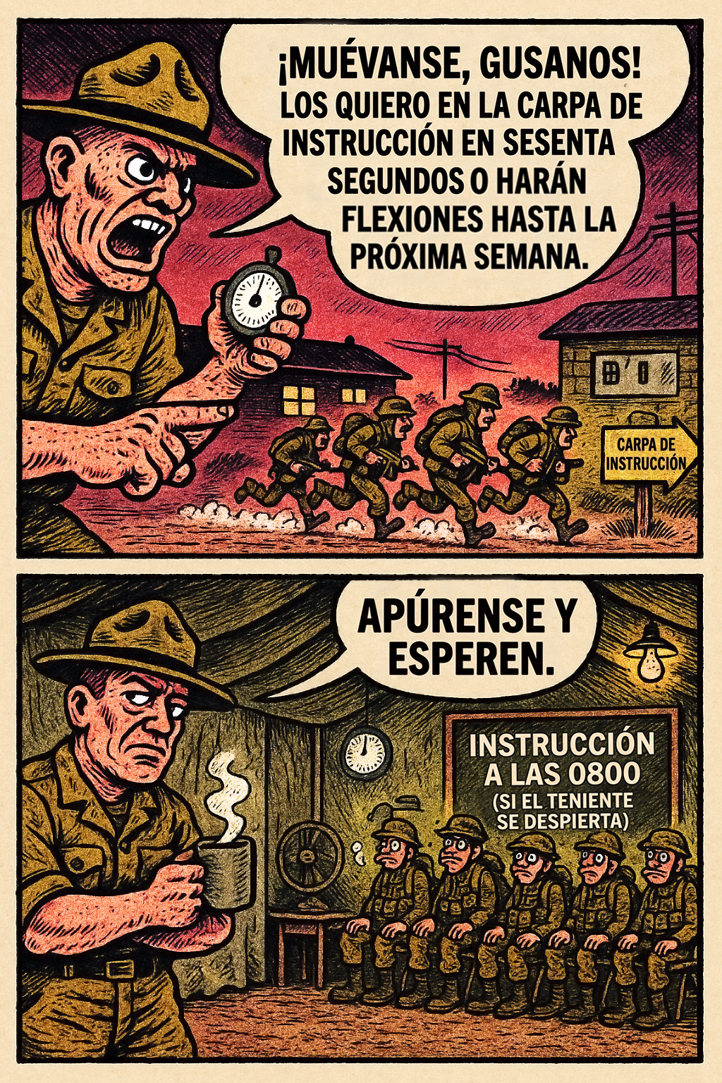 ¡Muévanse, gusanos!