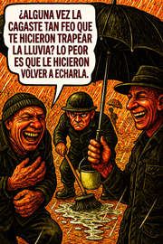 ¿Alguna vez la cagaste tan feo que te hicieron trapear la lluvia?