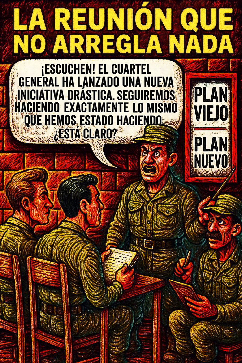 La reunión que no arregla nada