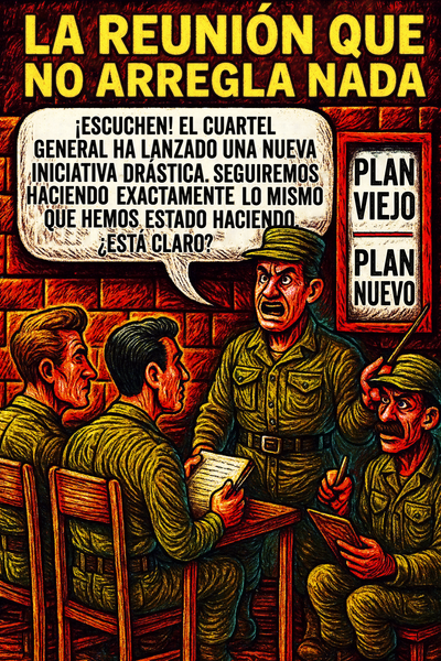 La reunión que no arregla nada