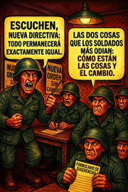 Escuchen, nueva directiva: todo permanecerá exactamente igual.