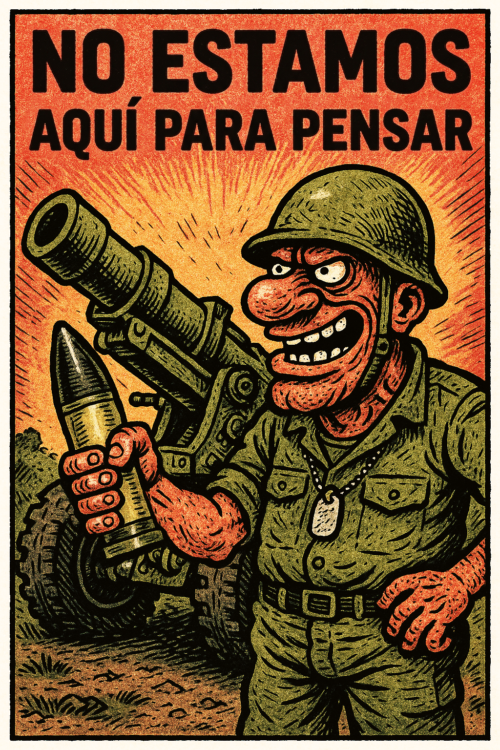 No estamos aquí para pensar