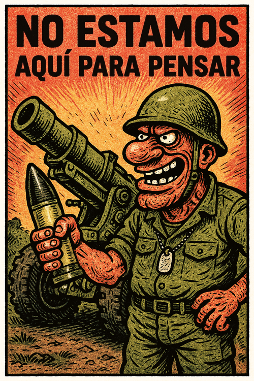 No estamos aquí para pensar