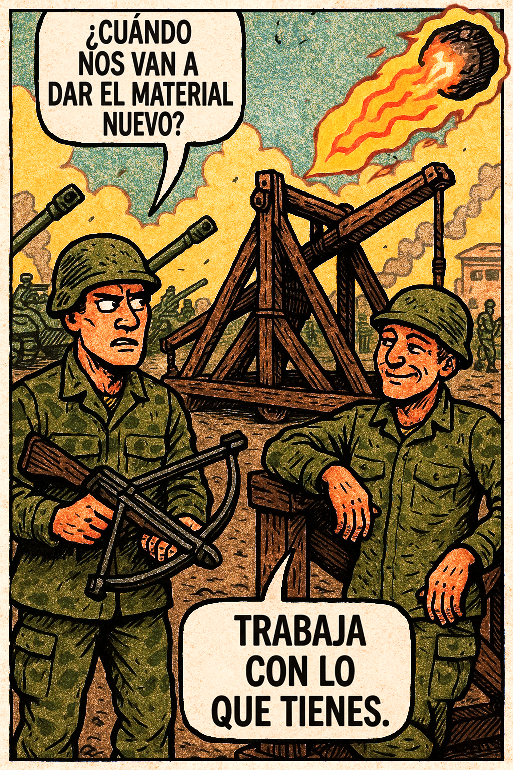¿Cuándo nos van a dar el material nuevo?