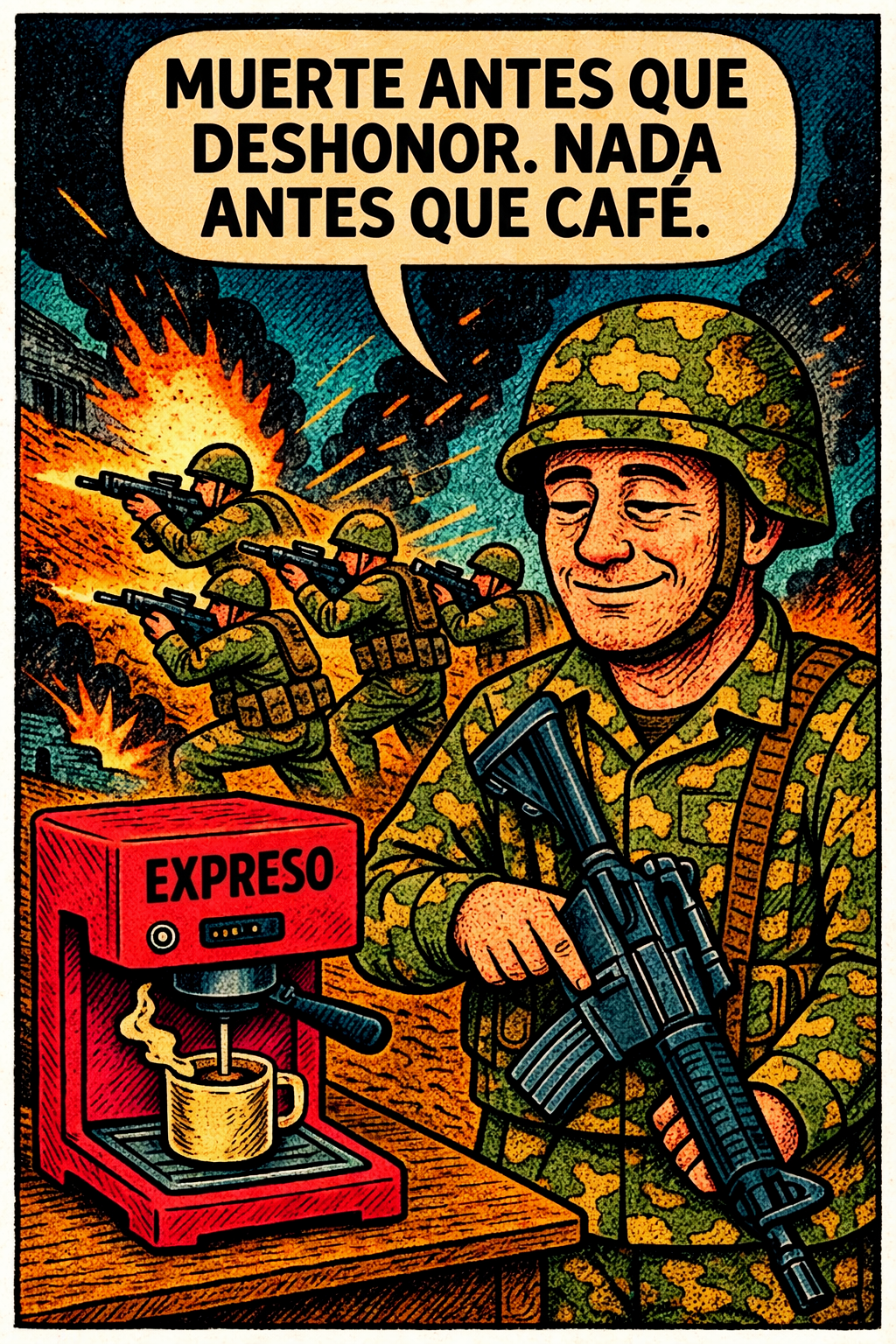 Muerte antes que deshonor.