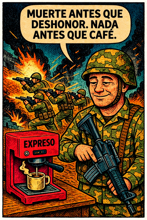 Muerte antes que deshonor.