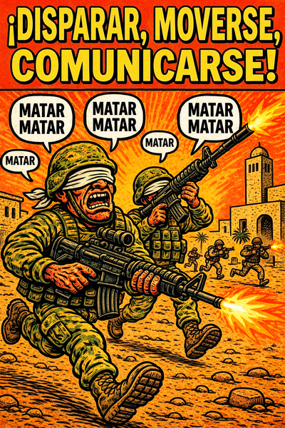 Disparar, moverse, comunicarse!
