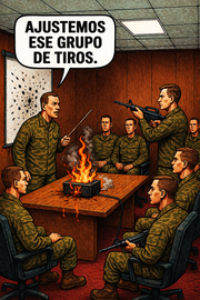 Ajustemos ese grupo de tiros.