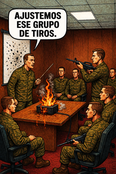 Ajustemos ese grupo de tiros.