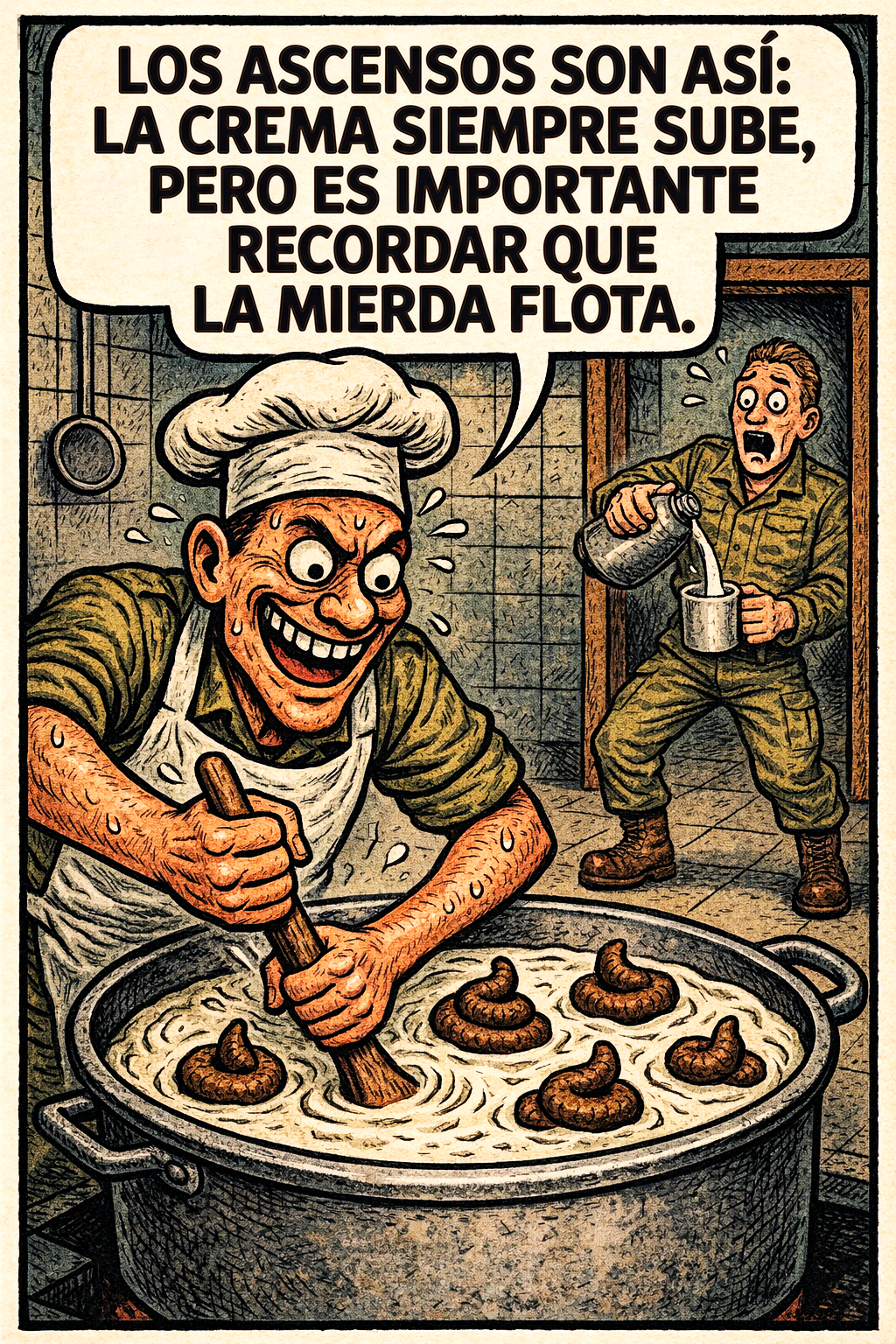 Los ascensos son así: la crema siempre sube, pero es importante recordar que la mierda flota.