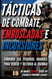 Tácticas de combate, emboscadas e incursiones — Spanish book cover