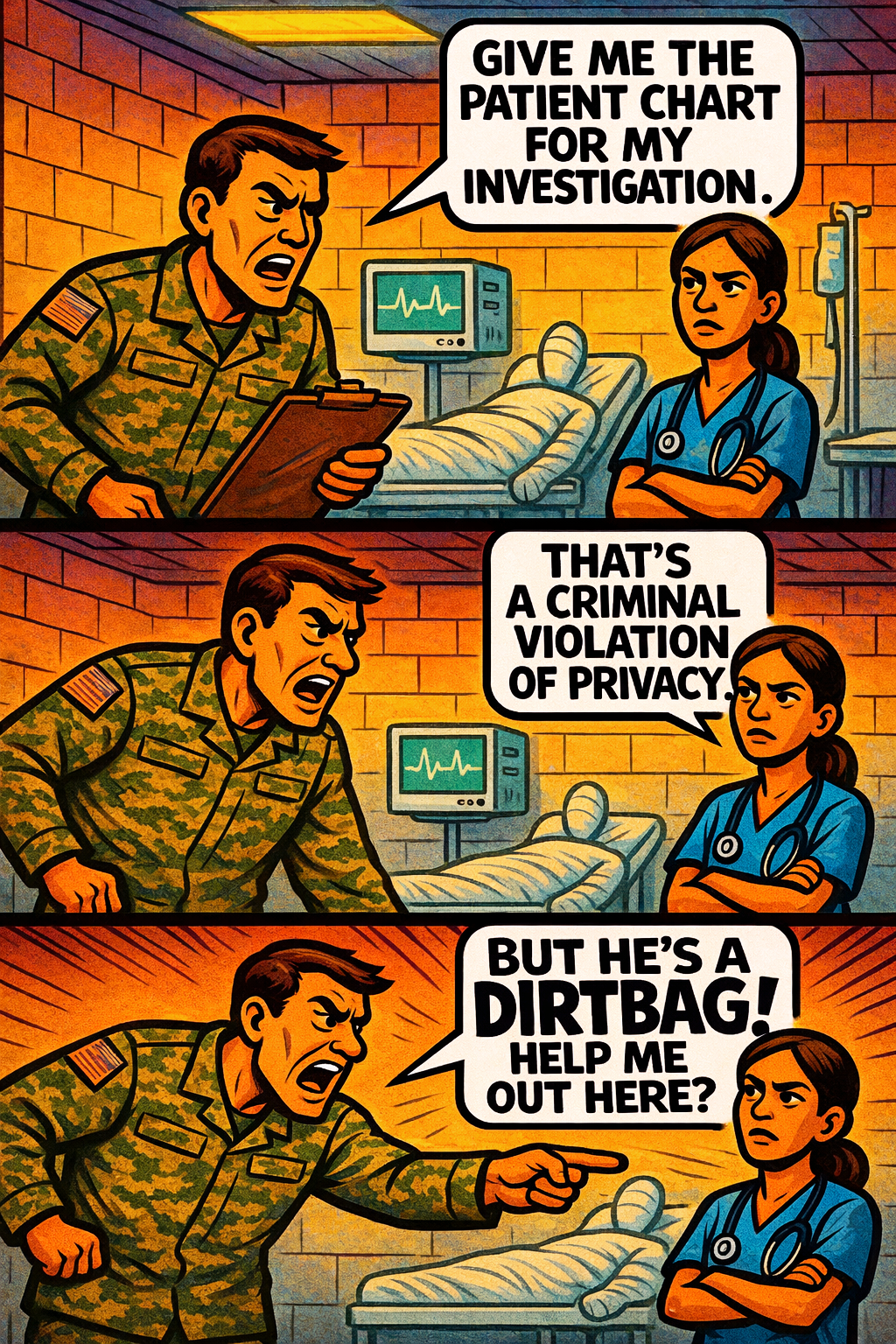 Give Me the Patient Chart for My Investigation