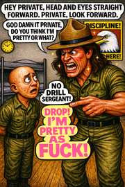 Hey Private, Head and Eyes Straight Forward