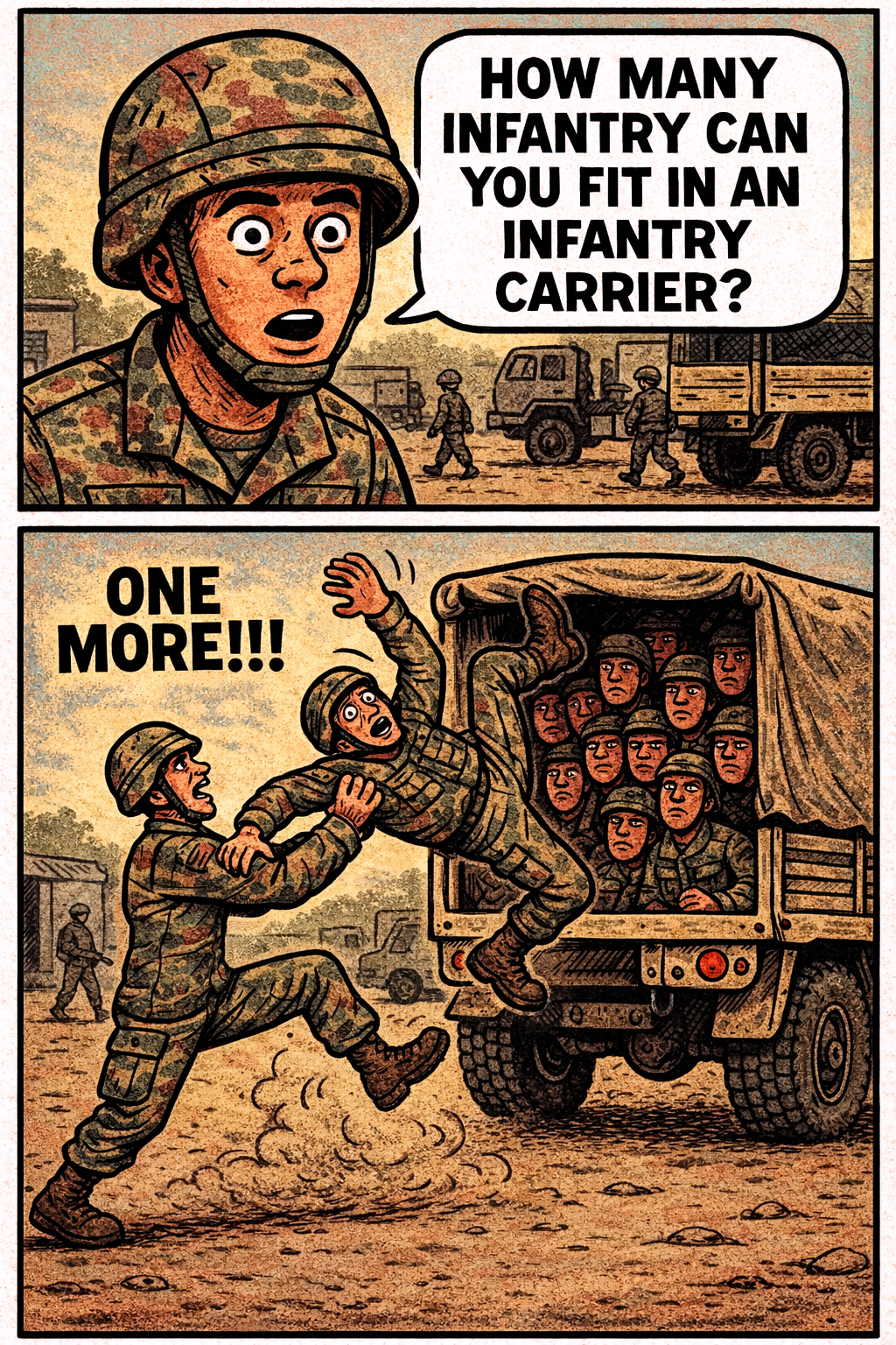 How Many Infantry Can You Fit in an Infantry Carrier?
