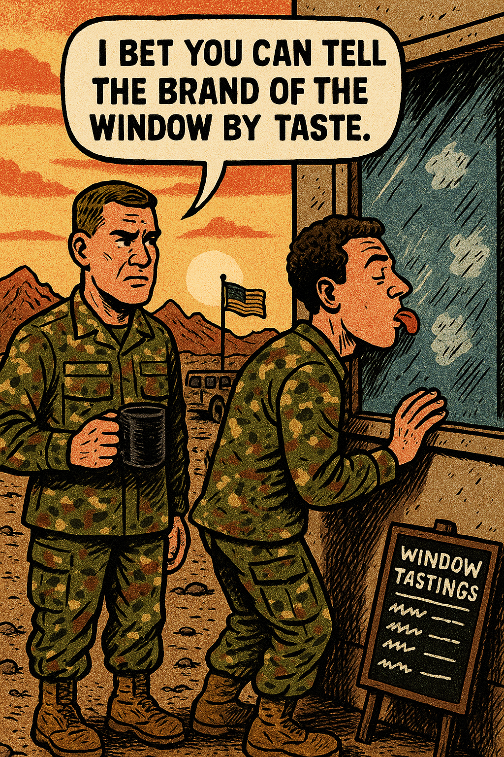 I Bet You Can Tell the Brand of the Window by Taste