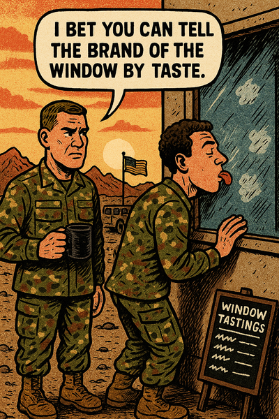I Bet You Can Tell the Brand of the Window by Taste