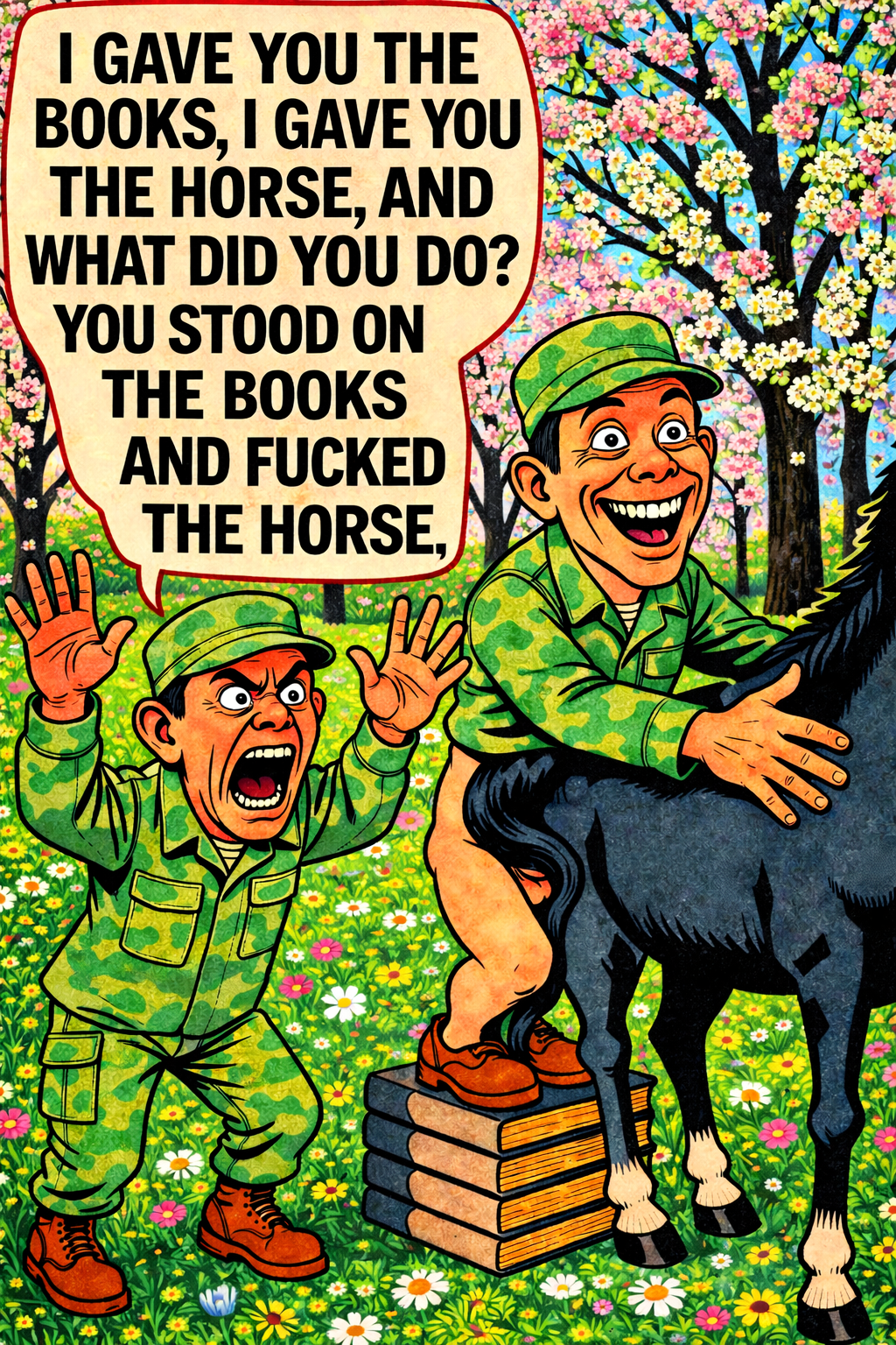 I Gave You the Books, I Gave You the Horse, and What Did You Do?