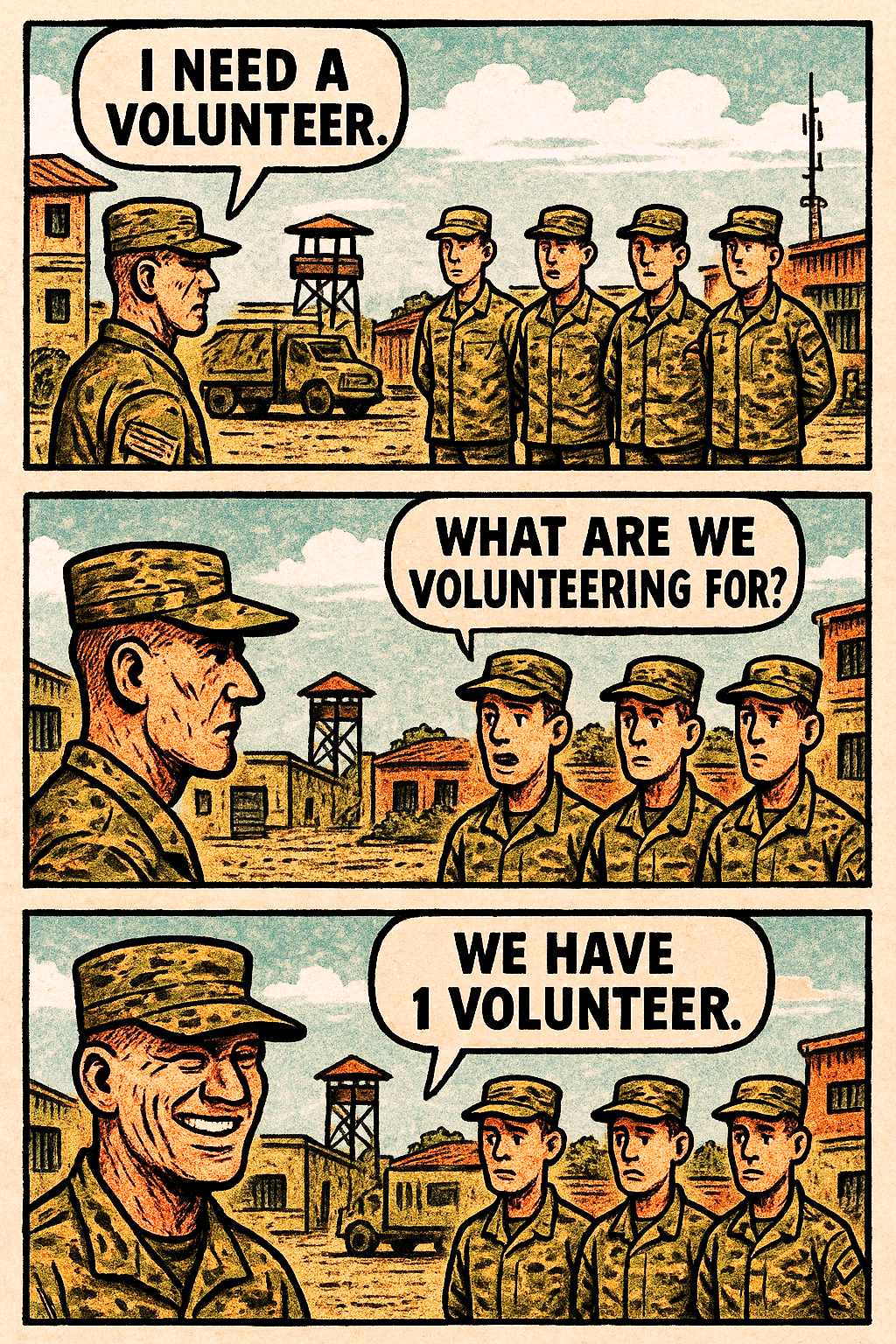I Need a Volunteer