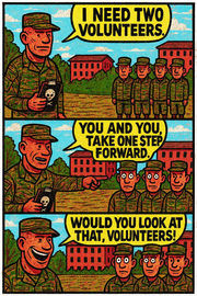 I Need Two Volunteers