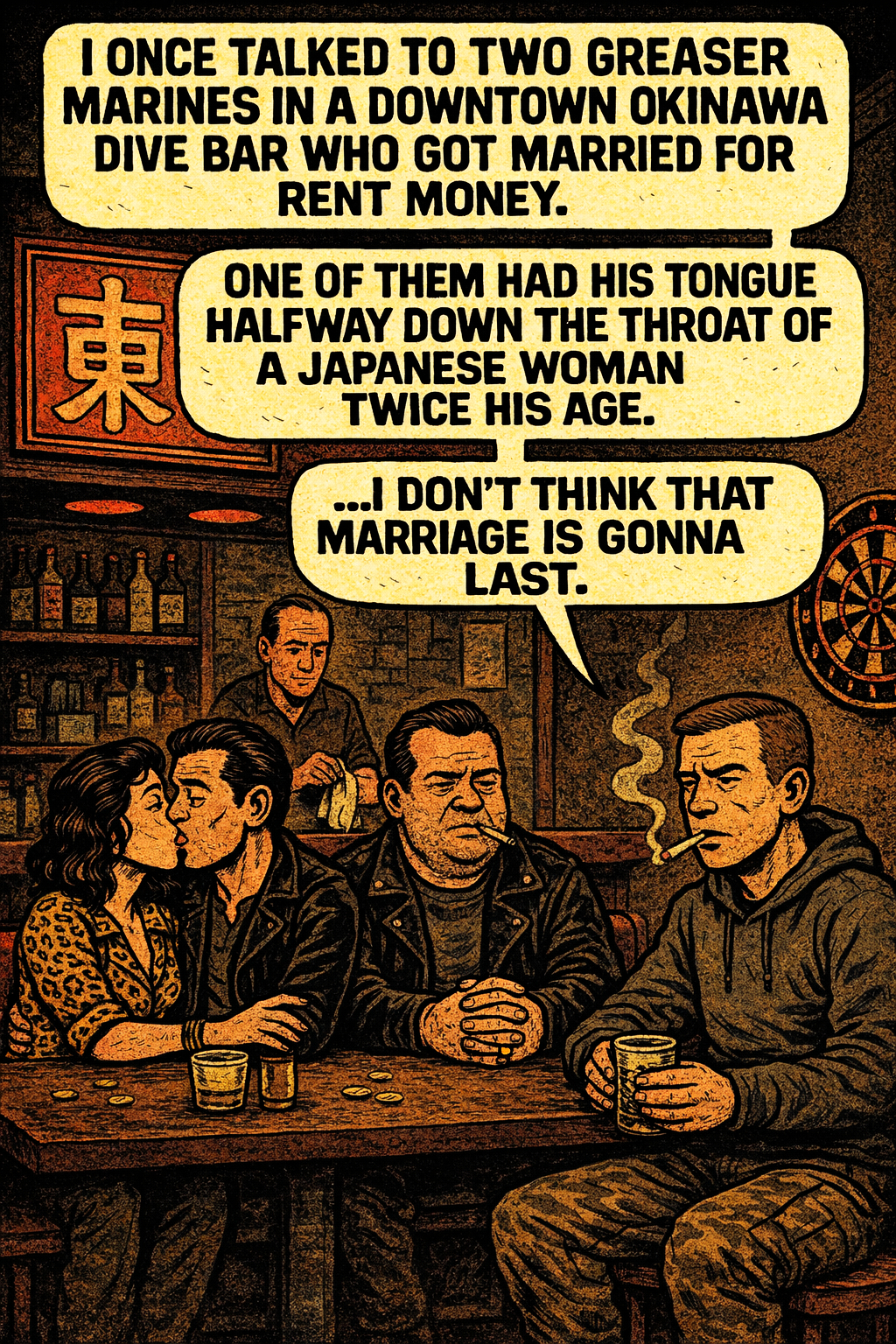 I Once Talked to Two Greaser Marines in a Downtown Okinawa Dive Bar Who Got Married for Rent Money